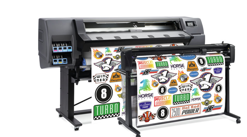 imprimante HP latex 115 print et cut