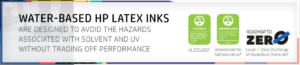 HP water-based latex inks