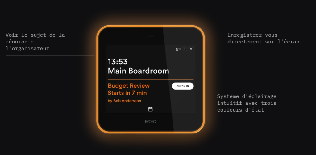 Gestionnaire de salle de réunion - Evoko Liso