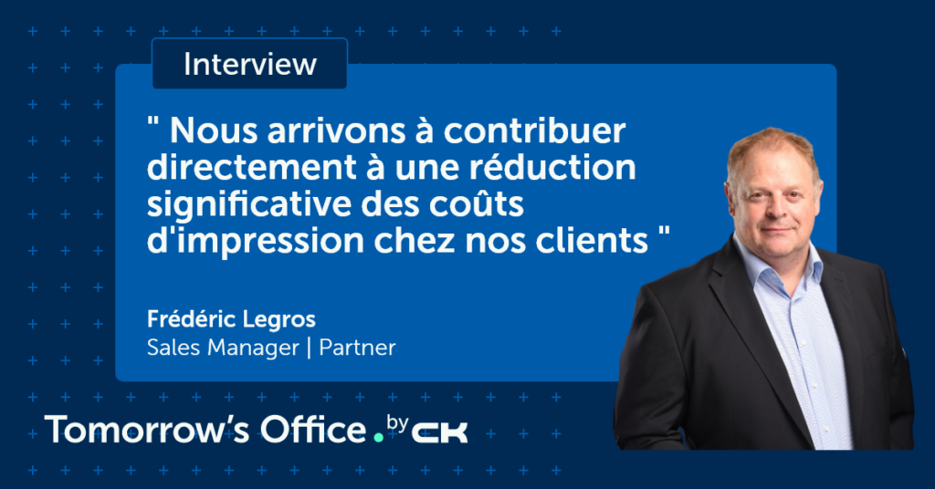 Frederic Legros, Sales Manager - Partner chez CK