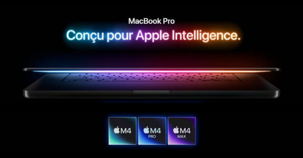 Puces M4 sur macbook pro 2024