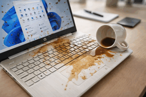 Laptop qui a besoin de reparation 