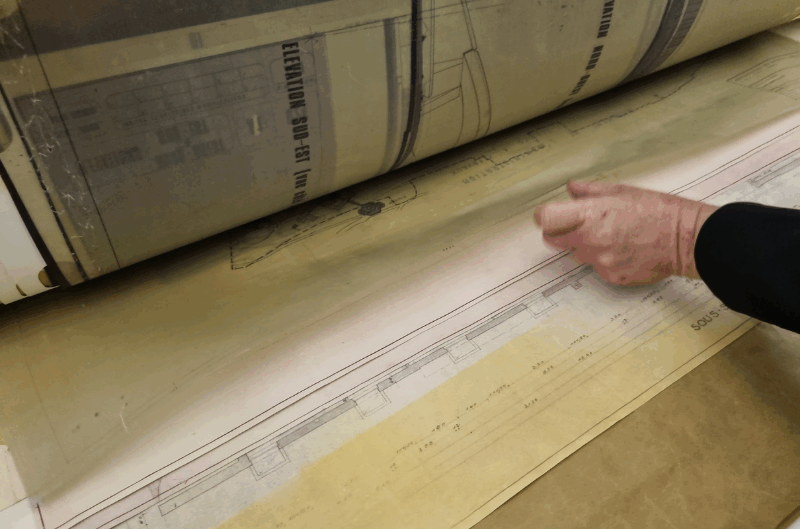 Environ 30.000 plans numérisés en vue de leur conservation