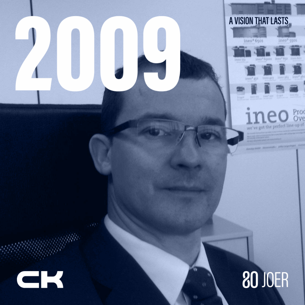 Edy Erpelding en 2009 chez CK