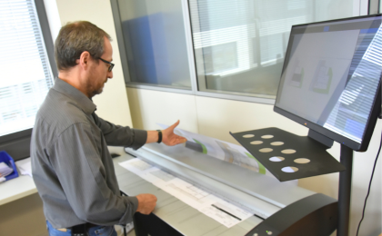 Numérisation de plans et documents grands formats Numérisation de plans et documents grands formats