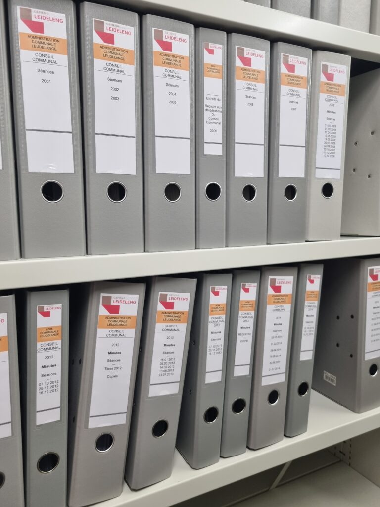 conservation des archives