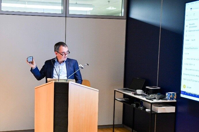 Conférence sur l'IA lors du Tomorrow's Office